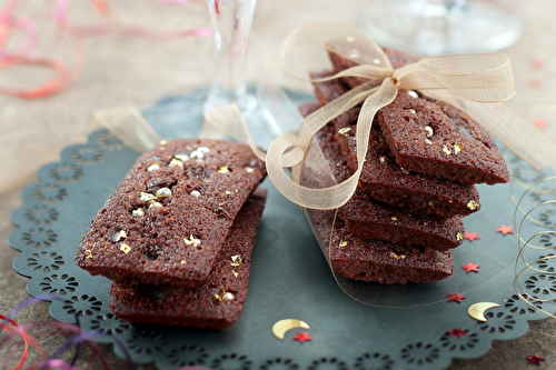 Financiers au chocolat et aux marrons