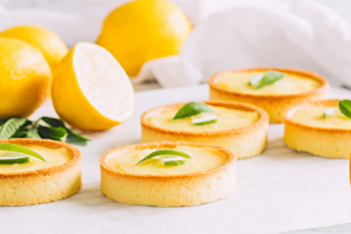 Tartelettes au citron et au sirop d'agave Sunny Via