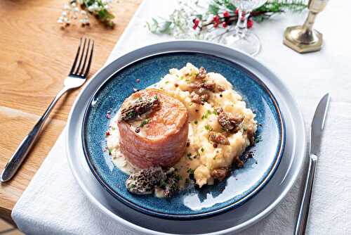 Tournedos de saumon de Norvège aux morilles