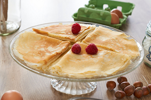 Crêpes au sirop d’épices douces