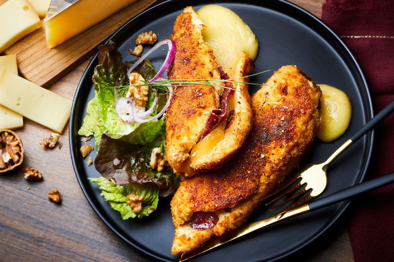 Cordon bleu de poulet au Raclette du Valais AOP