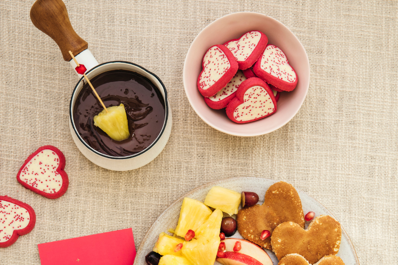 Fondue de chocolat aux fruits frais Florette