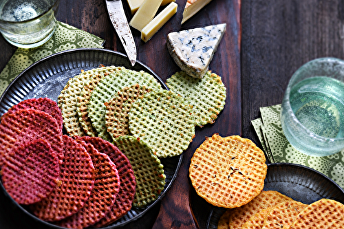 Gaufrettes apéritives au fromage