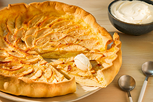 Tarte aux pommes au mascarpone