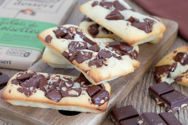 Financiers au chocolat Eclats de Noisettes