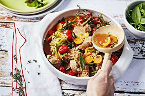 Sauté de veau aux petits légumes croquants