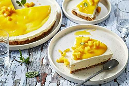 Cheesecake à la mangue