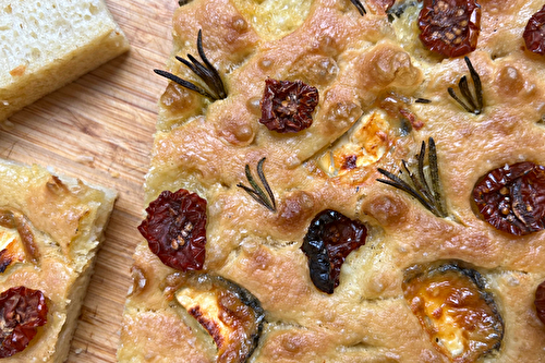 Focaccia au Sainte-Maure de Touraine AOP