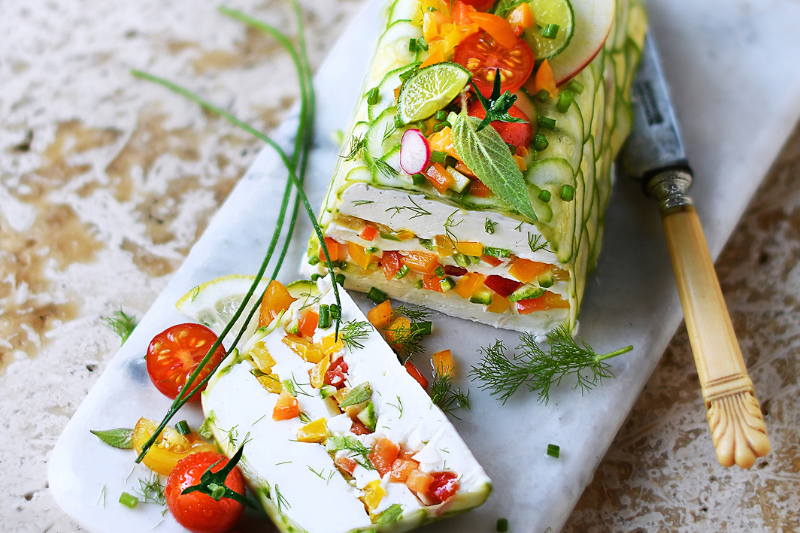 Terrine de saumon et fromage frais