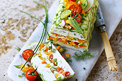 Terrine de saumon et fromage frais