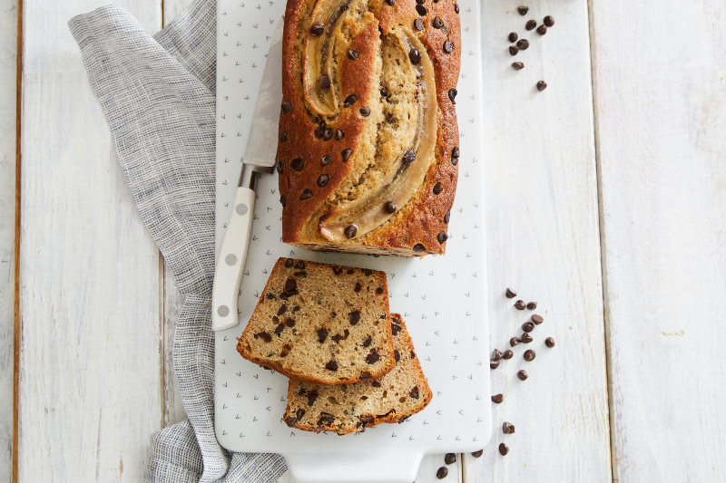 Banana bread aux pépites de chocolat