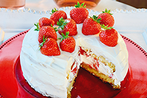 Gâteau suédois aux fraises