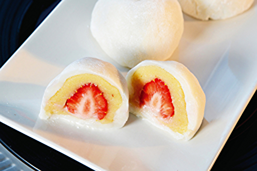 Mochis à la fraise