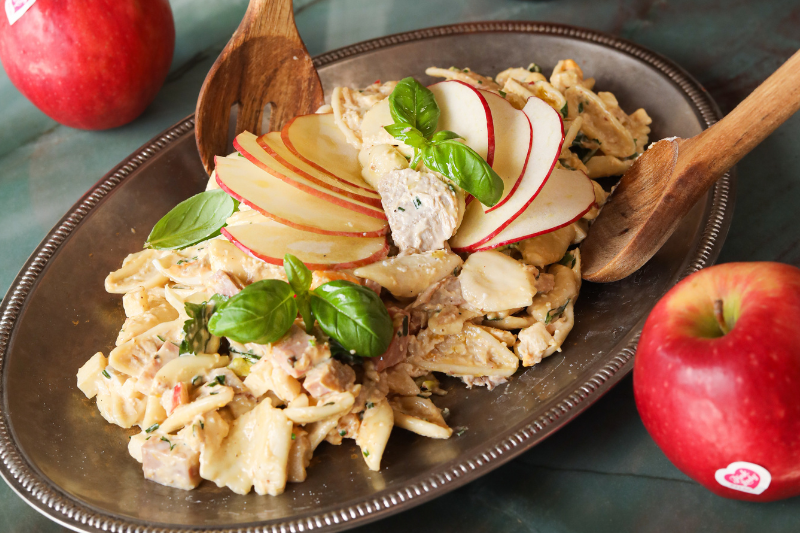 Salade de pâtes au thon et pommes Pink Lady