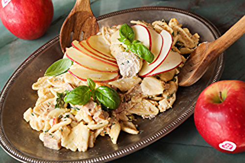 Salade de pâtes au thon et pommes Pink Lady