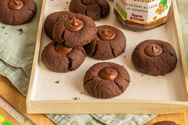 Thumbprint cookies à la Nocciolata Classique