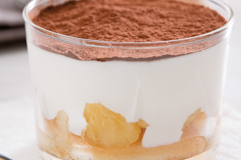 Verrines de tiramisu à l’ananas