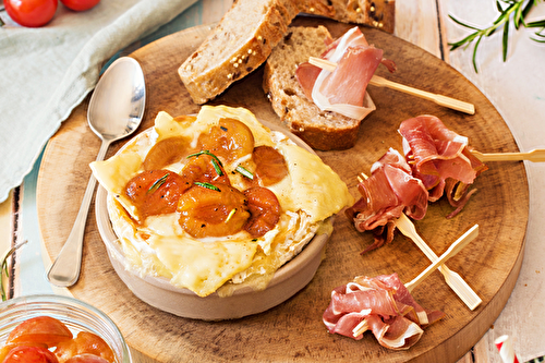 Camembert rôti aux mirabelles de Lorraine