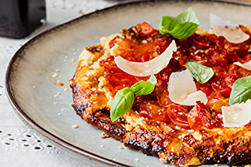 Tatin de tomates cerises au Parmesan