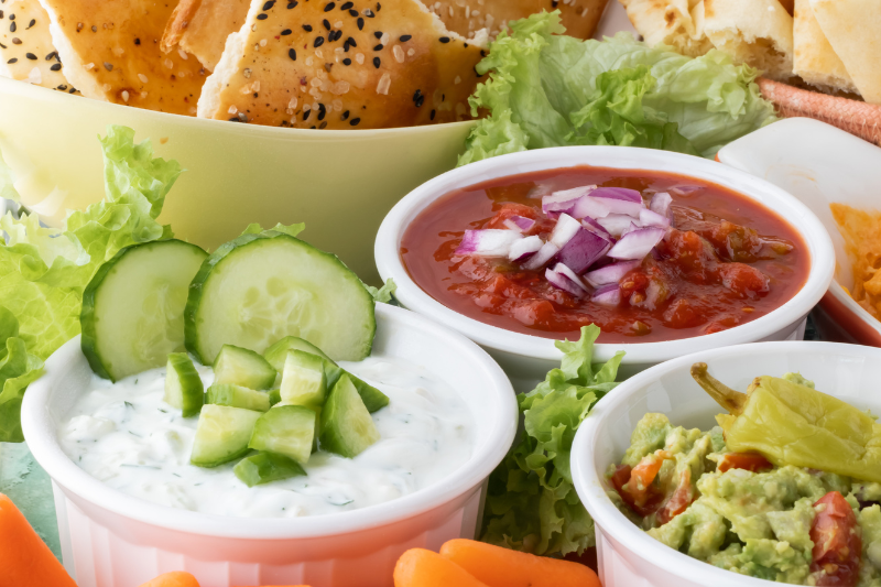 Trio d’apéritif : Tapenade, Tzatziki et Guacamole