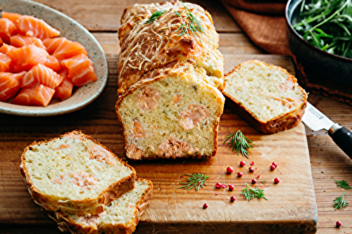 Cake à la longe de saumon Salma et à l’aneth