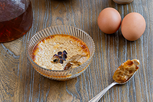 Crème aux oeufs Label Rouge au thé