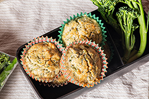 Muffins aux Bimi et chèvre frais