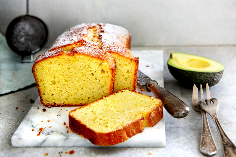 Avocado lemon cake