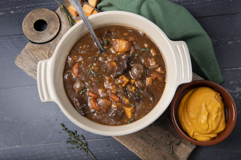 Boeuf bourguignon aux patates douces