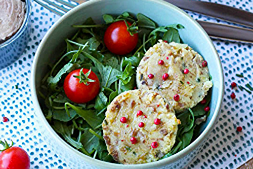 Galettes de pommes de terre au thon en conserve