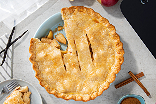 Garniture pour tarte aux pommes au caramel salé