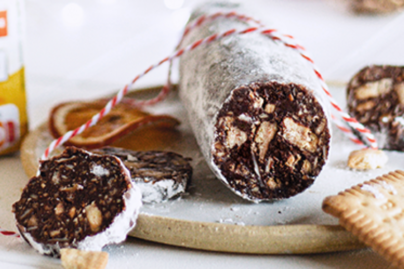 Saucisson au chocolat et petit beurre