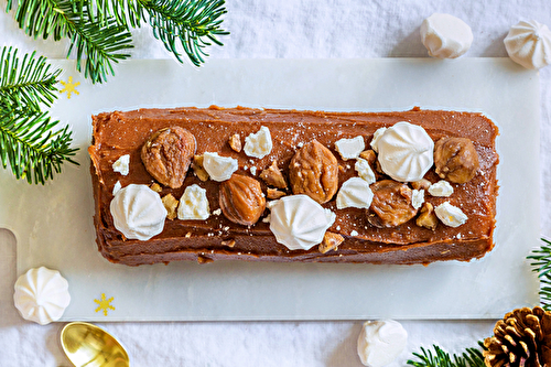 Bûche légère aux marrons