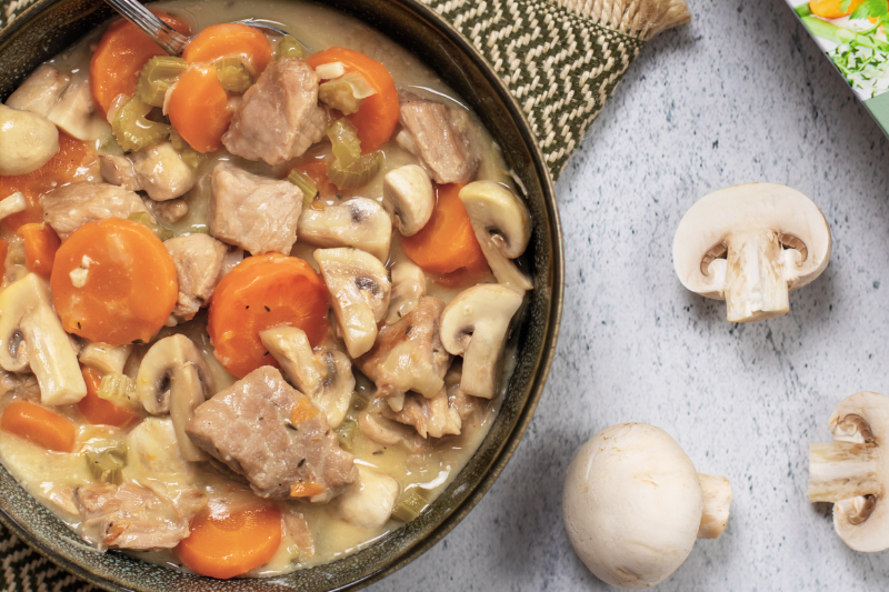 Blanquette de veau au bouillon de volaille gourmand