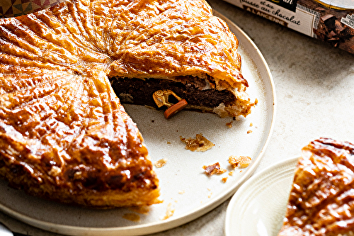 Galette des Rois à la mousse au chocolat