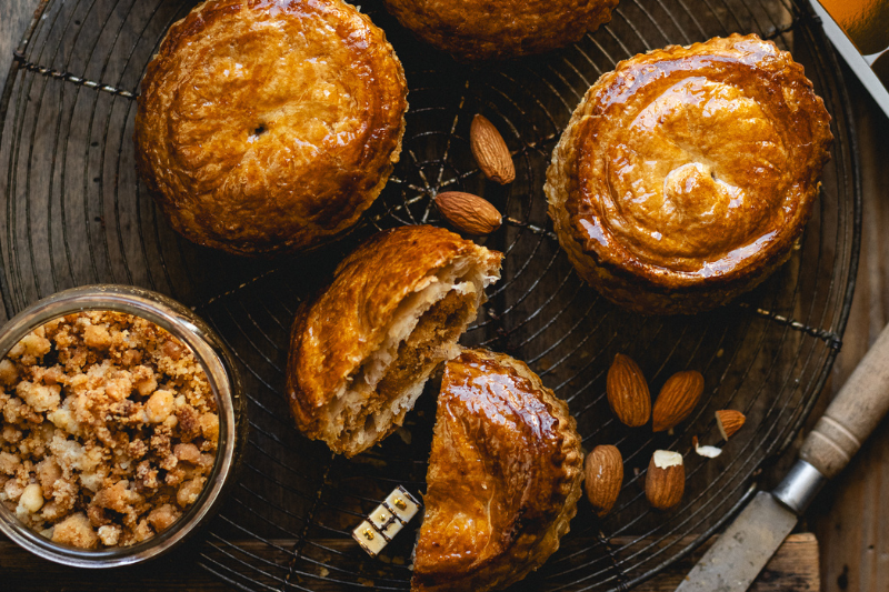 Mini galettes des Rois aux pommes