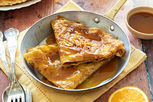 Crêpes Suzette à l’orange