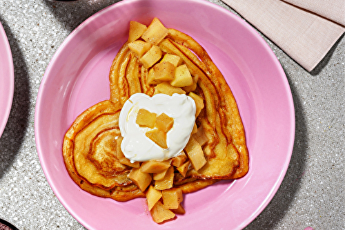 Duo de pancakes pommes-bananes