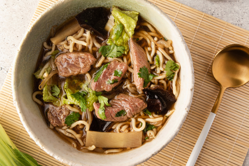 Ramen au bœuf à la coréenne