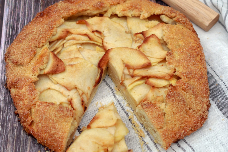 Tarte rustique aux pommes du Limousin AOP