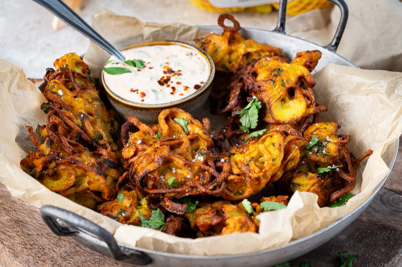 Bhajis aux oignons