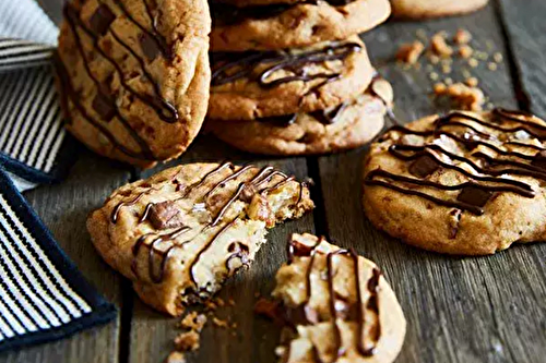 Cookies gourmands aux éclats de caramel