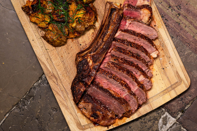 Côte de boeuf sauce à l’estragon