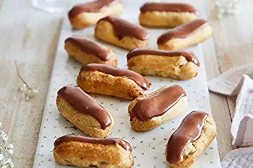 Mini-éclairs au chocolat