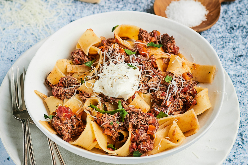 Pappardelle au ragu d’agneau effiloché