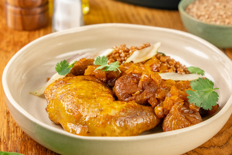 Tajine de pintade aux figues