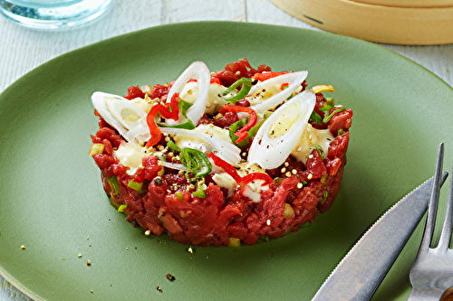 Tartare de boeuf asiatique au Mont d’Or