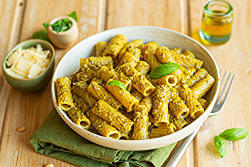 Tortiglioni Les Créatives au Pesto vert revisités