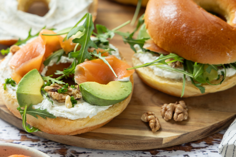 Bagel saumon avocat au Petit Billy