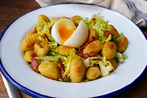 Gnocchi façon salade lyonnaise